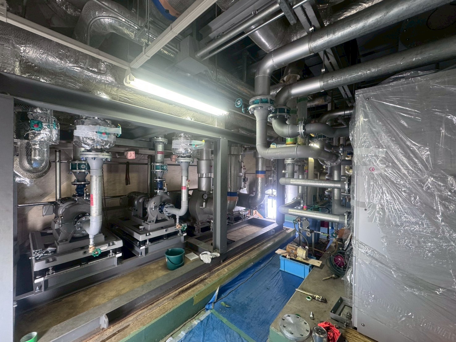 冷温水配管工事