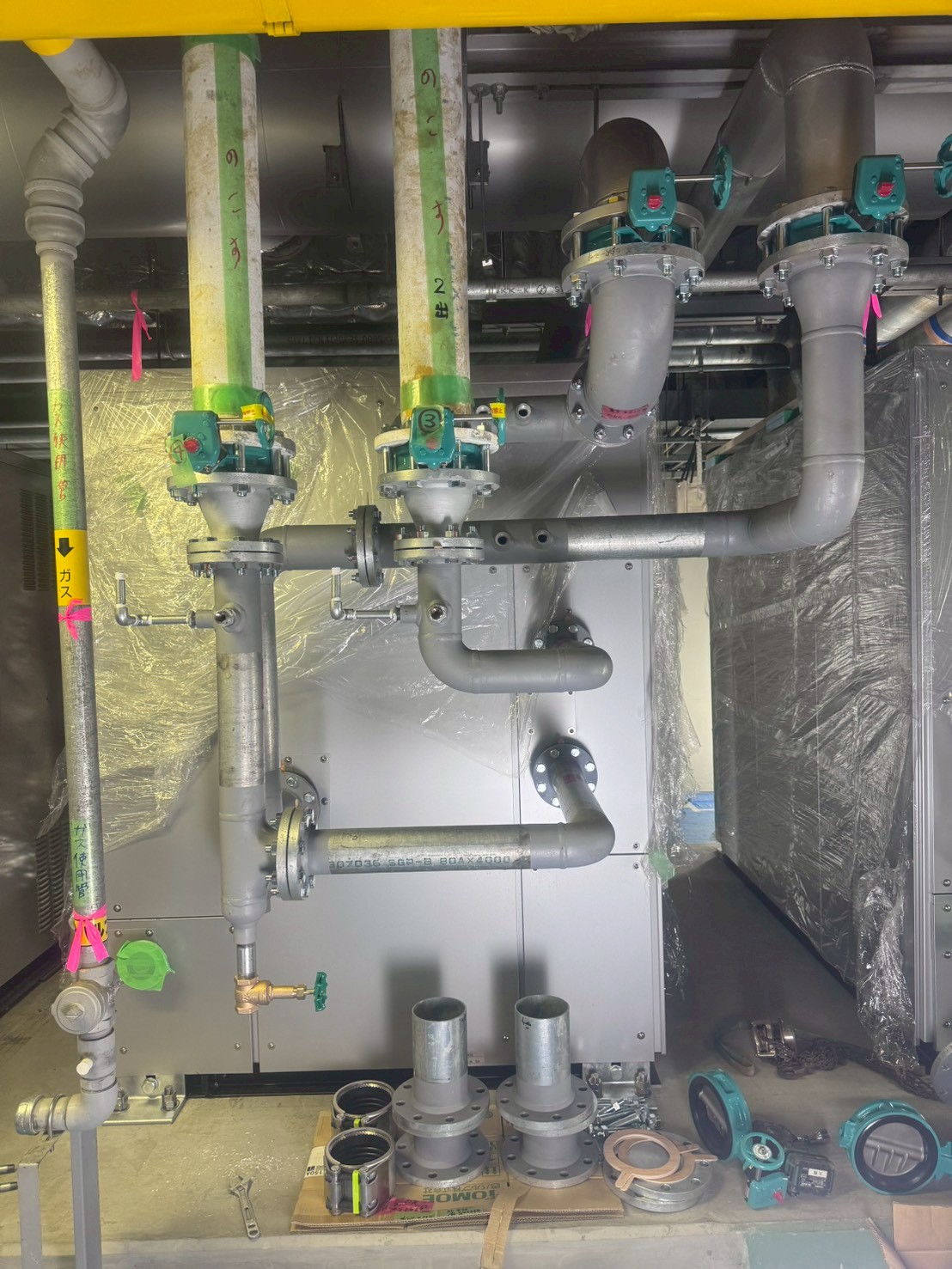 冷温水配管工事